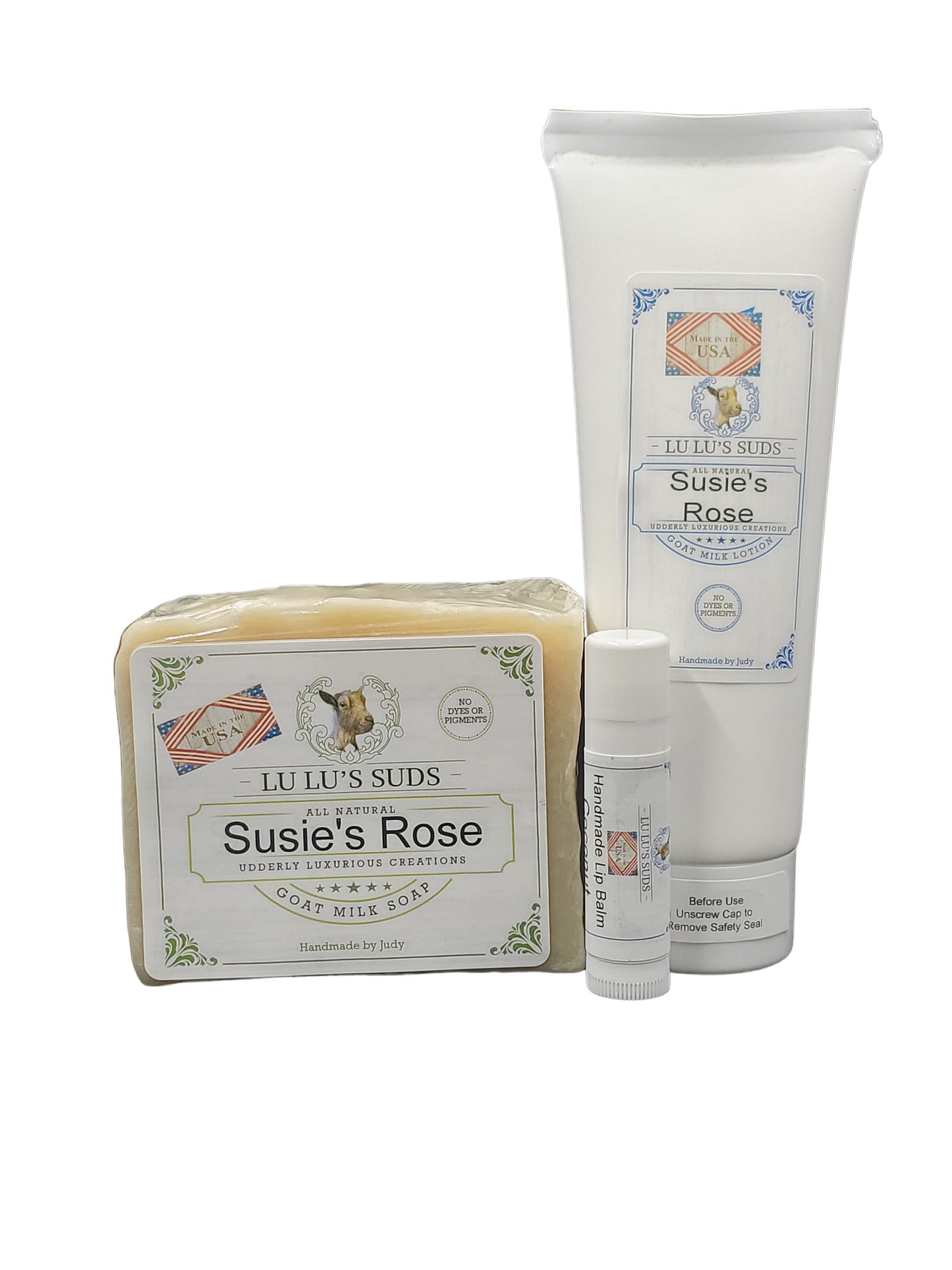 Lavender Soap & Lotion & Lip Balm Gift Bag