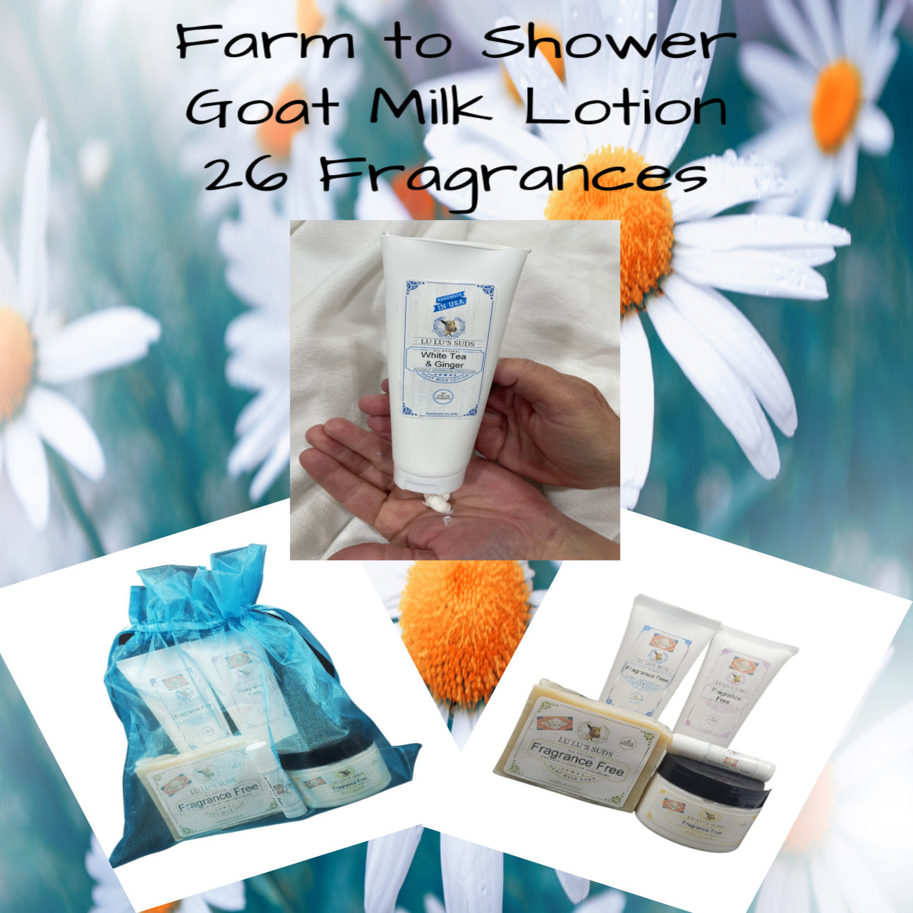 Cherry Almond Goat Milk Lotion 4 oz.