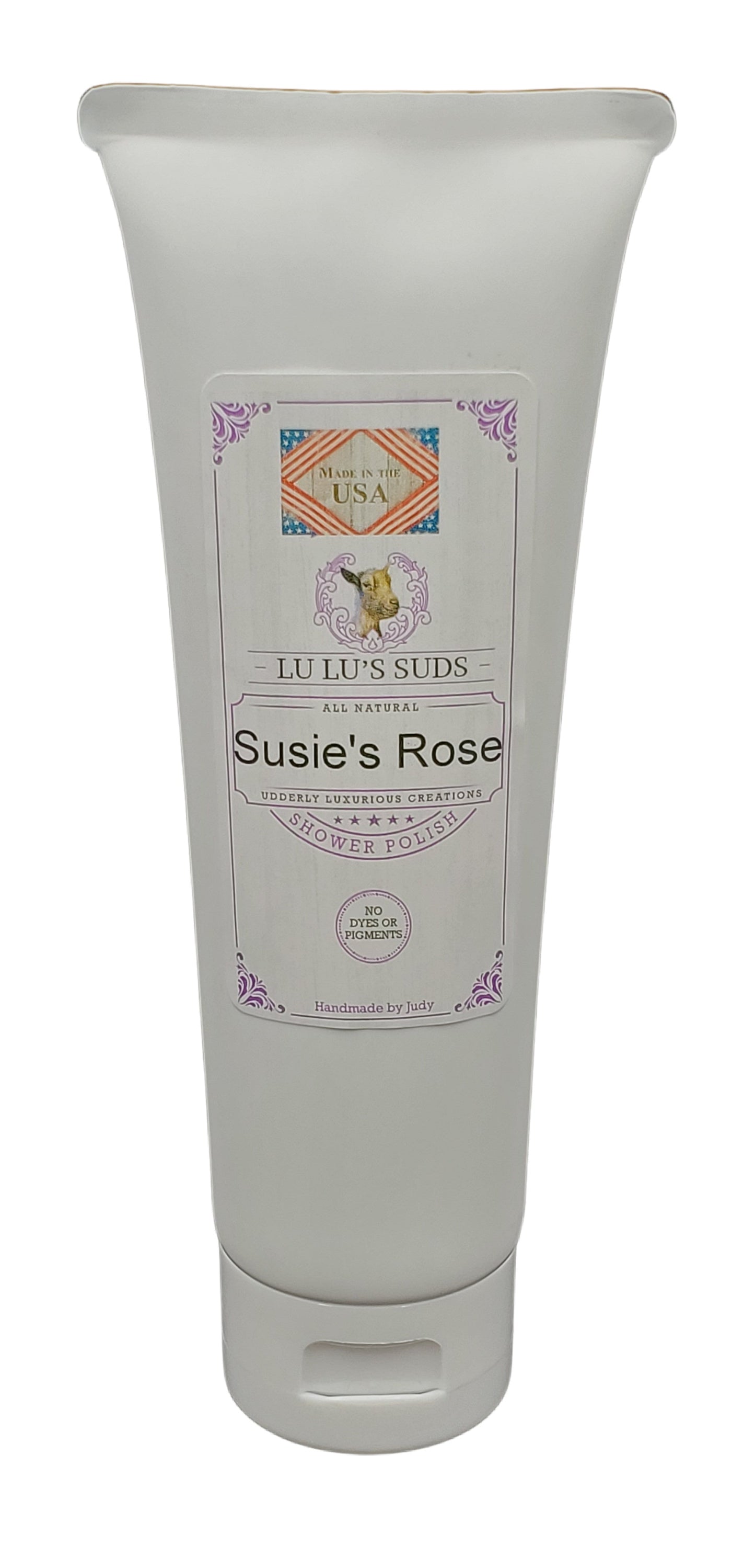 Susie's Rose Body Shower Polish 8 oz.